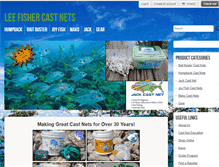 Tablet Screenshot of justcastnets.com